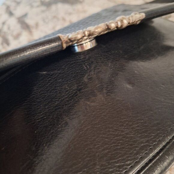 Brighton Black Leather Wallet Crossbody - Picture 6 of 16